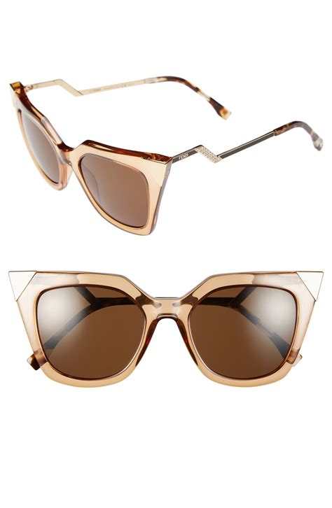 fendi sunglasses logo cat eye|fendi sunglasses price.